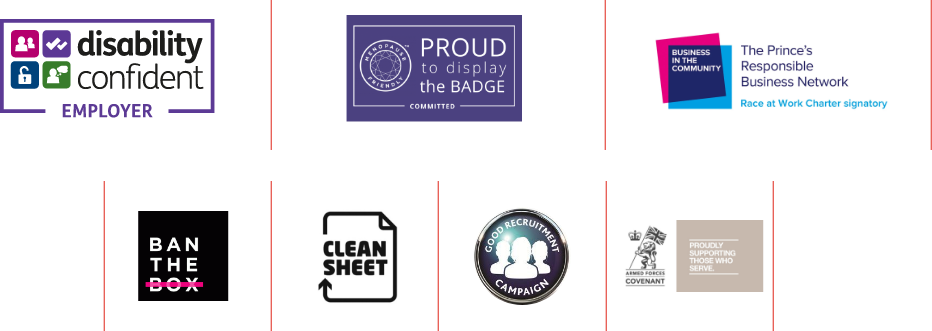 external commitments and accreditations logos